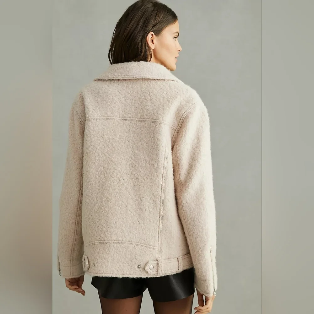 Anthropologie Longline Moto Jacket